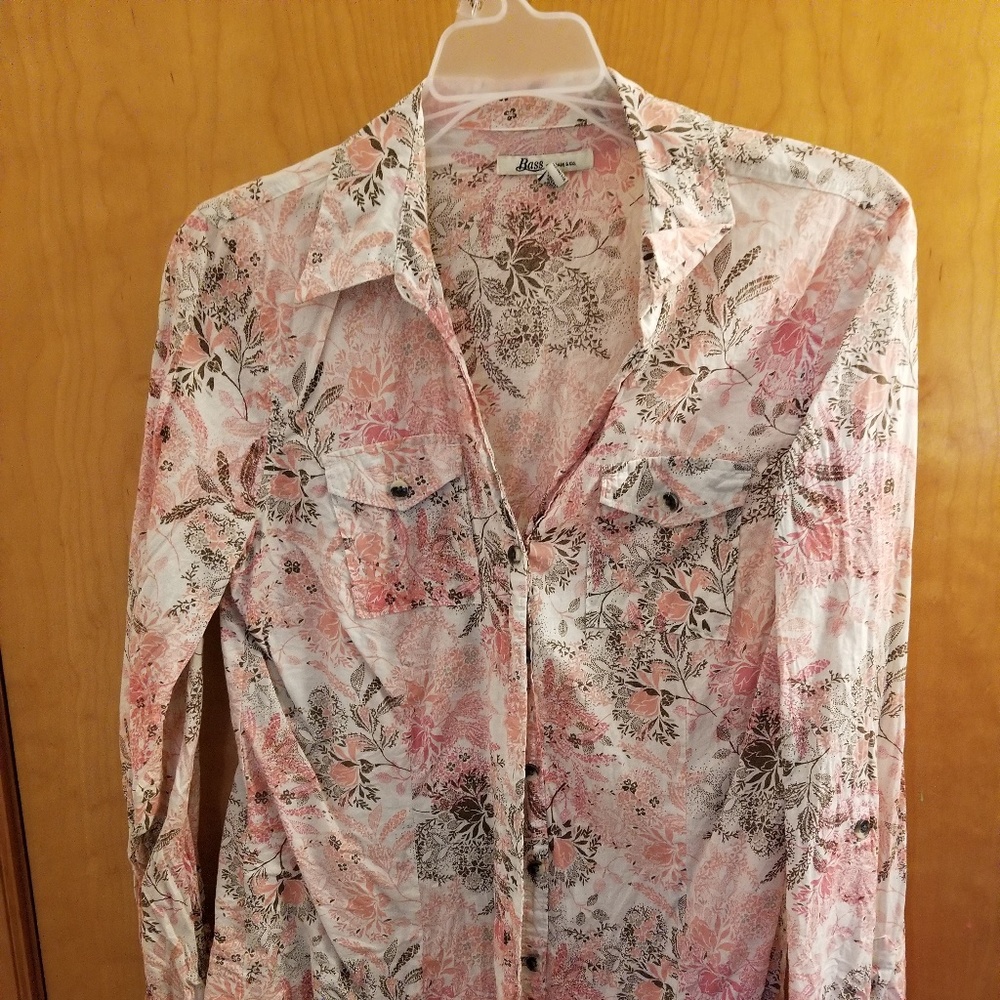 Floral button down